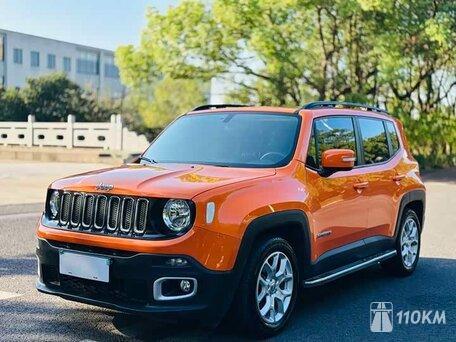 Jeep, Renegade, 1400, 120, бензин, внедорожник, робот, передний привод, среднее состояние, левый, оранжевый, 1 239 777 ₽